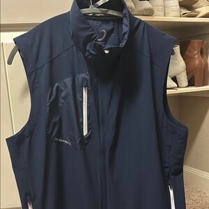 Zero Restriction - Men's Navy Blue Vest. Never worn
